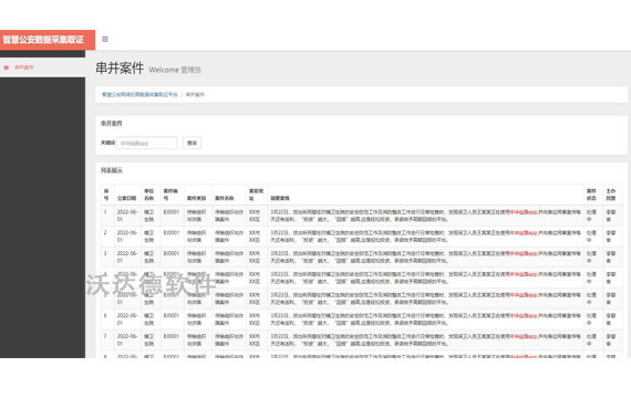 智慧公安網絡犯罪數據采集取證平臺_網絡詐騙犯罪數據偵查系統_串并案件