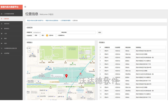 智慧內保安全監管平臺_智慧內保安全監管系統_人員密集場所管理_位置信息